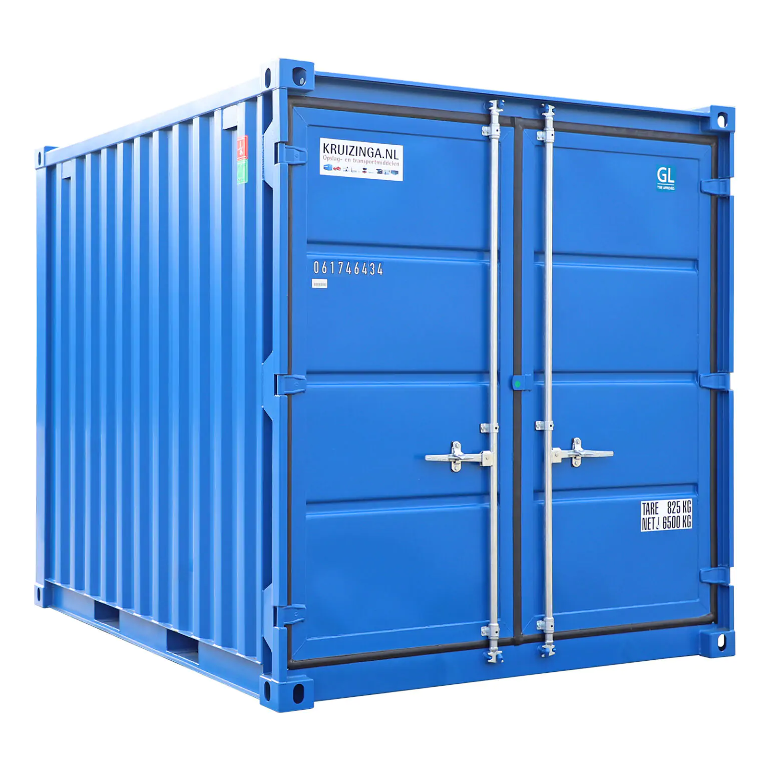 99STA-10FT-02_a Materialcontainer aus profilierten Stahlplatten, 10 Fuß, Tragkraft 10000 kg – Bild 1